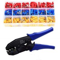 Zestaw konektorów izolowanych 700 szt + zaciskarka