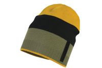 Jamiks BILLY czapka na wiosnę dla chłopca miodowy-czarny 52-54