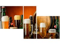 90X50CM PIWO DOMOWE TRÓJ OBRAZ ŚCIANY