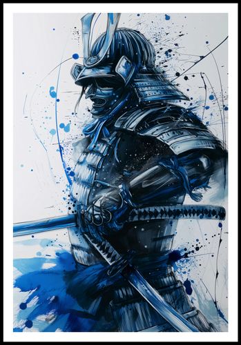 Plakat 68x101cm Samuraj w Błękicie na Arena.pl