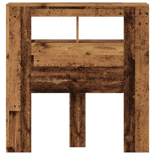 Wezgłowie łóżka z LED, stare drewno, 100x18,5x103,5 cm na Arena.pl