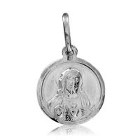 SREBRNY MEDALIK NAJŚWIĘTSZE SERCE JEZUSA PRÓBA SREBRA 925