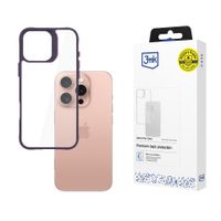 Satynowe etui na Apple iPhone 16 Pro - 3mk Satin Armor Case+ Purple