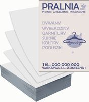 Ulotki A5 reklamowe firmowe 5000szt wiele wzorów do wyboru PRALNIA