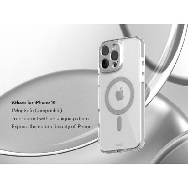 Moshi iGlaze MagSafe - Etui iPhone 16 Pro Max (Luna Silver) zdjęcie 4