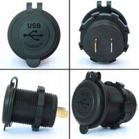 PODWÓJNA ŁADOWARKA SAMOCHODOWA MIERNIK NAPIĘCIA WOLTOMIERZ USB PD30W QC3.0