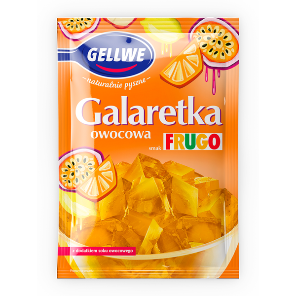 Gellwe Galaretka owocowa smak Frugo 72 g na Arena.pl