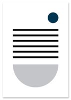 Plakat geometryczny 40x50 cm