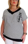 FANTASTYCZNA MODNA PIĘKNA DAMSKA BLUZKA TUNIKA OVERSIZE 48 50 52 UNI