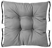 PODUSZKA OGRODOWA 42x42 WODOODPORNA WIĄZANA na KRZESŁO SIEDZISKO OPARCIE