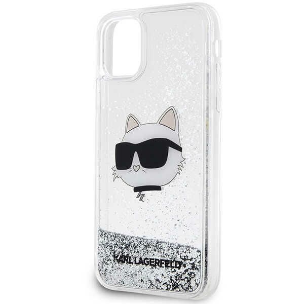 Etui Karl Lagerfeld do iPhone 11, iPhone XR, Srebrny zdjęcie 3