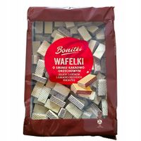 Wafelki Bonitki 500g o smaku kakaowo-orzechowym