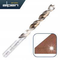 Alpen wiertło do drewna fi 16 mm stoczony chwyt fi 9,5 Timber Twist HSS