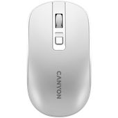 CANYON Mysz bezprzewodowa MW-18 Akumulator Perłowa Biała