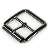 KLAMRA metalowa 33x34mm dla paska 25mm czarny nikiel 1szt.