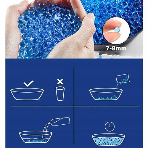 Pistolet Karabin Na Żelowe Kulki DUŻY Zestaw Automatyczny Broń Automat na Arena.pl