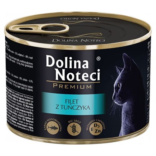 Dolina Noteci Premium Dla Kota Filet Z Tuńczyka W Sosie 185g na Arena.pl