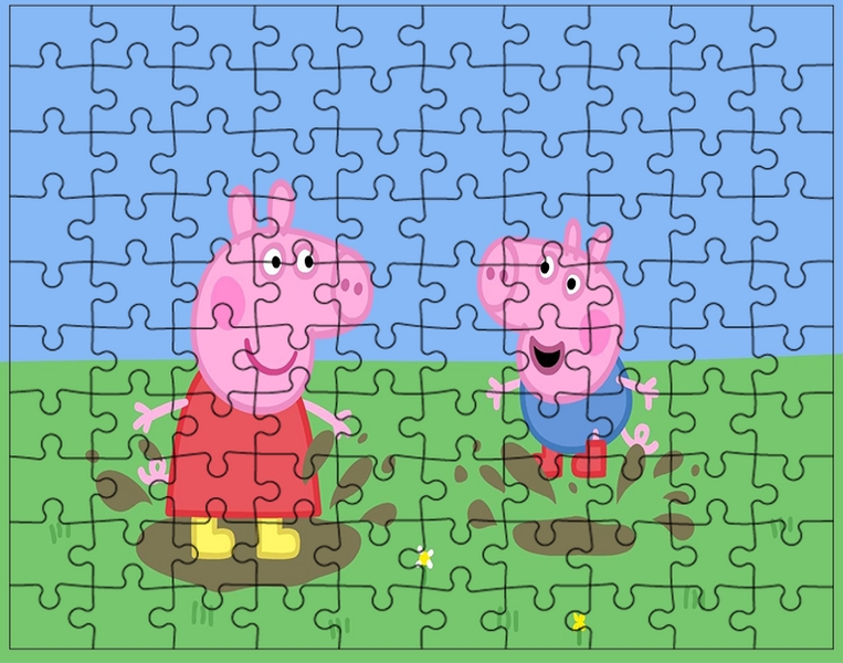 Puzzle Świnka Peppa zdjęcie 1