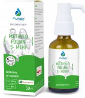 ALINESS Avitale KWAS WOLIOWY Krople METYLO FOLIAN Quatrefolic 5-MTHF 200mcg