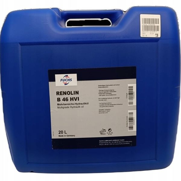 FUCHS Olej Renolin B46 HVI 20L zdjęcie 1