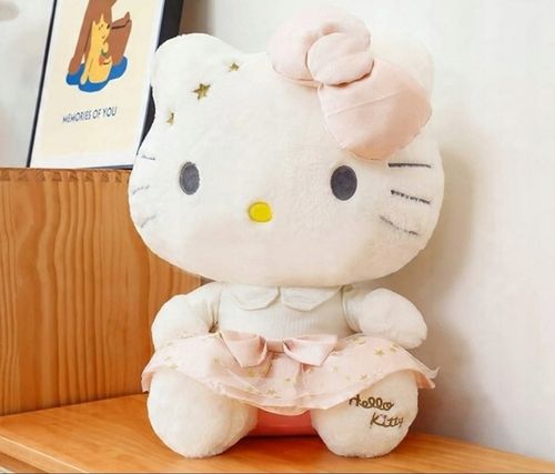 DUŻA MASKOTKA HELLO KITTY PLUSZAK PRZYTULANKA 45cm na Arena.pl