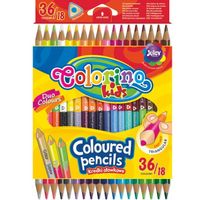 KREDKI OŁÓWKOWE TRÓJKĄTNE 36/18 68512PTR COLORINO 5907690868512