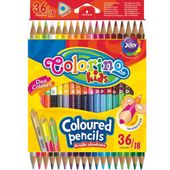 KREDKI OŁÓWKOWE TRÓJKĄTNE 36/18 68512PTR COLORINO 5907690868512