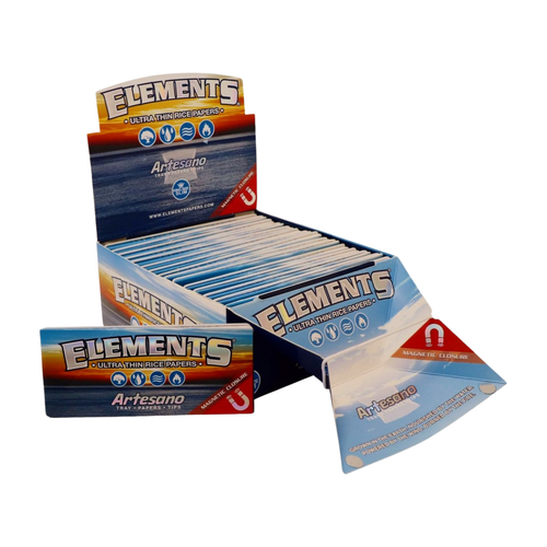 bibułki elements artesano king size slim + tipy + tacka na Arena.pl