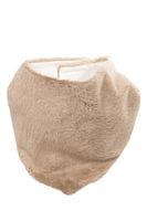 Jamiks BARRY chusteczka pod szyję apaszka futerko beżowe