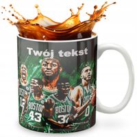 KUBEK 330ml GRAFIKA PREZENT ŚWIĘTA WZÓR - KOSZYKÓWKA SPORT + IMIĘ