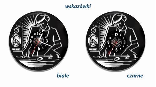 Zegar ścienny z płyty winylowej DJ  132.2 na Arena.pl