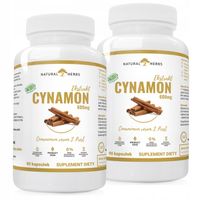 Cynamon Cejloński Ekstarkt 600mg Cukier Glukoza180