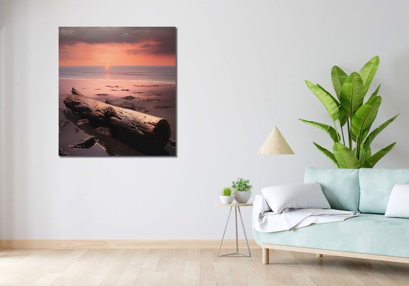 Obraz 90x100cm Spokój Przed Burzą zdjęcie 2