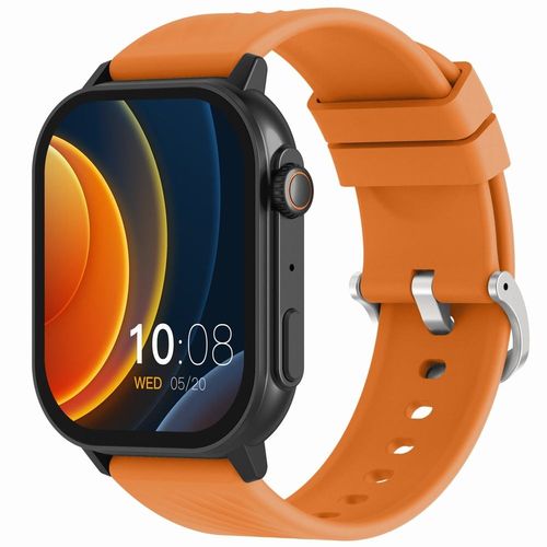 Smartwatch Gravity GT15-2 Pomarańczowy Pasek Silikonowy + Czarna Bransoleta na Arena.pl
