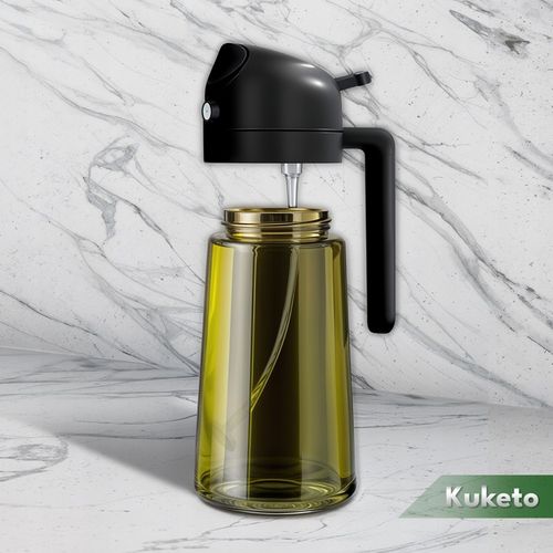 SPRYSKIWACZ DO OLIWY OLEJU OCTU CIEMNE SZKŁO DOZOWNIK SZKLANY MGIEŁKA 470ML na Arena.pl