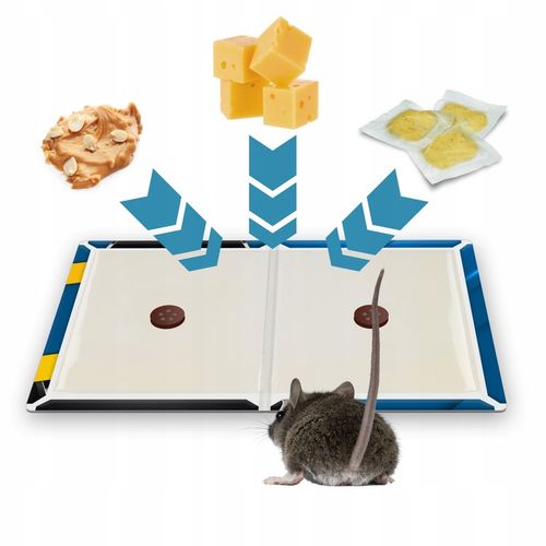 SILNY LEP PUŁAPKA KLEJ ŁAPKA NA SZCZURY MYSZY GRYZONIE NO PEST BARDZO na Arena.pl