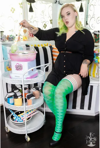 kix'ies golf collection pończochy do uda argyle antypoślizgowe na Arena.pl