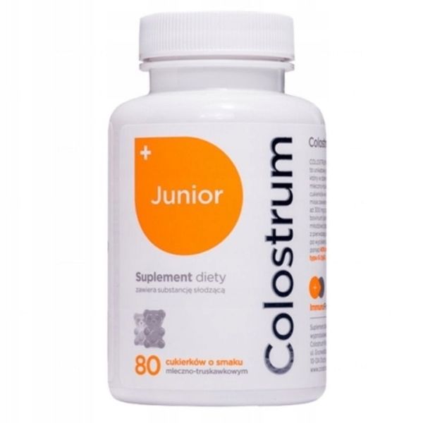 COLOSTRUM JUNIOR +PROBIOTYK IMMUNO FIRST AID 165mg zdjęcie 4