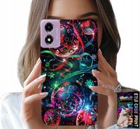 ETUI DO MOTOROLA MOTO E14 - ŚWIĄTECZNE BOMBKI, CHOINKA, CASE + FOLIA