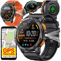 SMARTWATCH MĘSKI Z GPS K67 PL-MENU WODOODPORNY SMSY ROZMOWY SMART WATCH