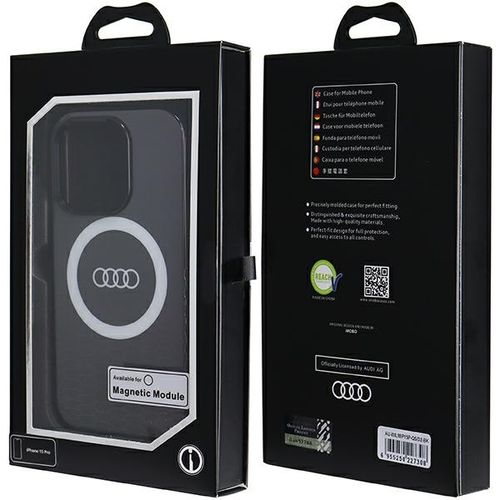 Etui Audi do iPhone 15 Pro, Czarny, MagSafe na Arena.pl