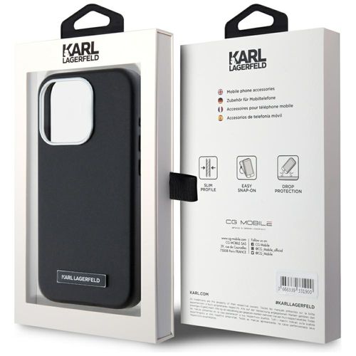 Etui Karl Lagerfeld do iPhone 15 Pro Max, Czarny, MagSafe na Arena.pl