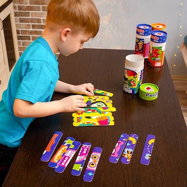 Puzzle Edukacyjne Patyczki Ptaki Rk1090-04 zdjęcie 4