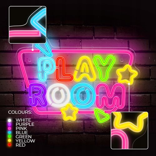 Forever Light Neon PLEXI LED PLAYROOM multikolor FPNE39 na Arena.pl