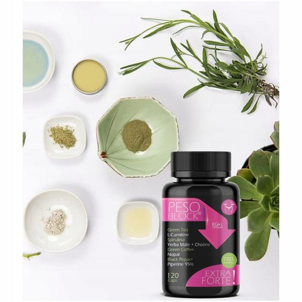 Tabletki na Odchudzanie Nadmiar Wody Spalacz Tluszczu Cellulit PESO BLOCK zdjęcie 4