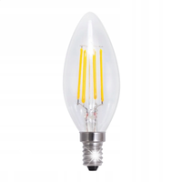Żarówka Filament E14 LED 4W 230V 2800K 400lm COB 10 sztuk