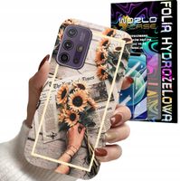 ETUI DO MOTOROLA MOTO G10 / G30 - SŁONECZNIK KWIATY DLA KOBIET PLEC + FOLIA