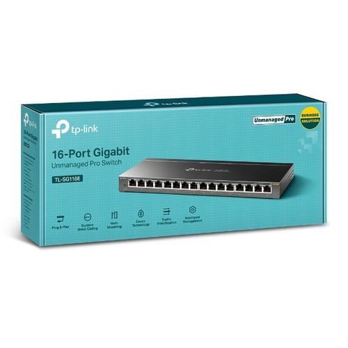 TP-LINK Przełącznik SG116E 16xGbE na Arena.pl