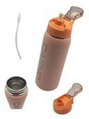 Butelka termiczna 750 ml termos bidon sportowy RÓŻOWA