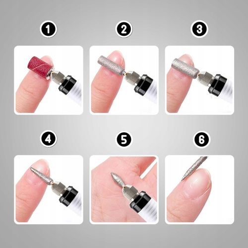 FREZARKA DO PAZNOKCI MANICURE PEDICURE DO USUWANIA HYBRYD ŻELU + FREZY na Arena.pl